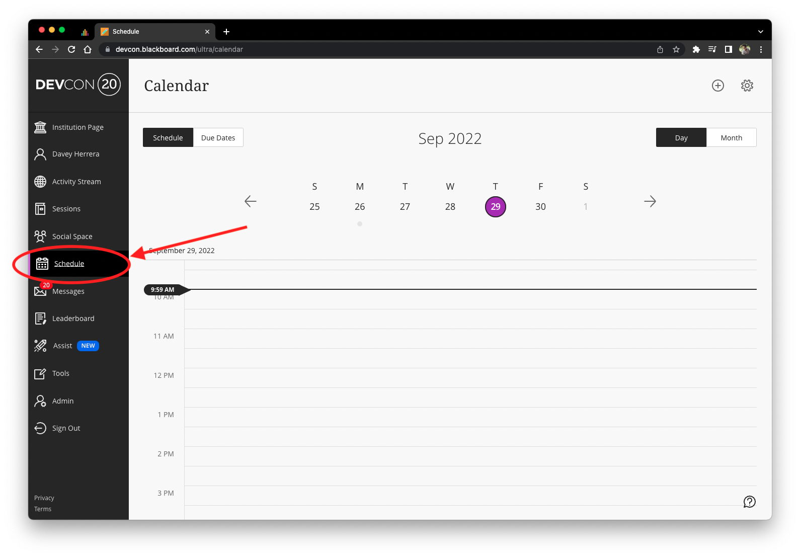 Using the calendar APIs with Ultra